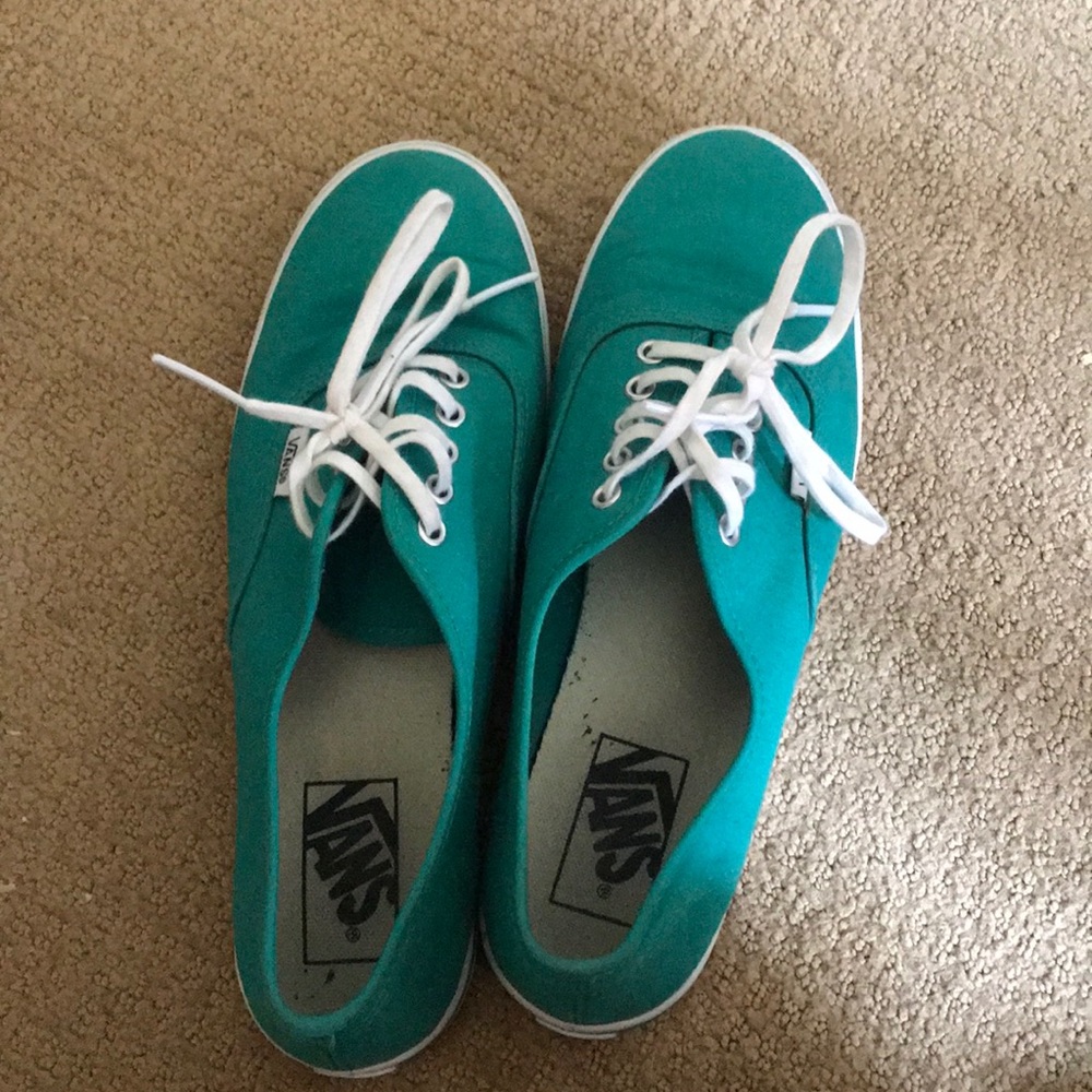 Teal vans